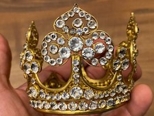 Couronne & Religieuse & Laiton & Strass & XIXe Siècle & France & Saint 