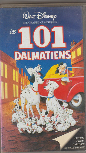 101 dalmatiens cassette vhs - 101,