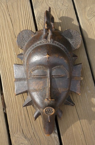 Masque africain bois - masque,