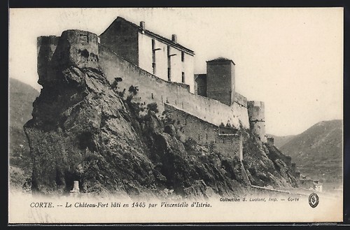 Cpa corte château fort - cpa, le
