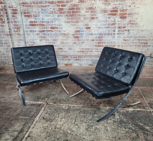 Barcelona chairs after - barcelona, mies