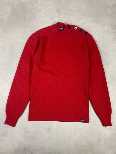 Pull marin rouge vintage saint - marin,