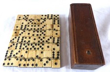 Ancien Jeu de Dominos Os et