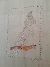 Painting notebook drawings raw naive art early 20th landscape train