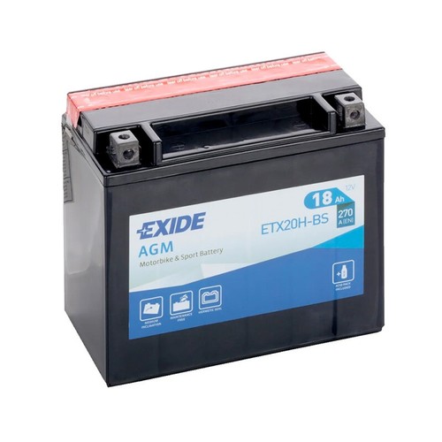 Batterie moto exide - moto, etx20h-bs