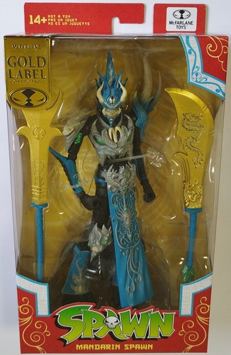 Spawn gold label figurine - label,
