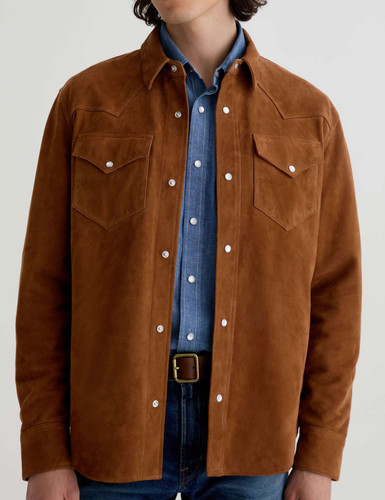 Veste chemise marron - homme, pur