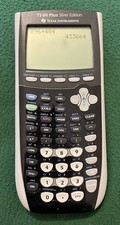 Texas Instruments TI-84 Plus Silver Edition Graphing Calculator No Cover/Cord