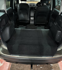 SKODA YETI Long boot MAT Rubber Backed carpet High quality BLACK