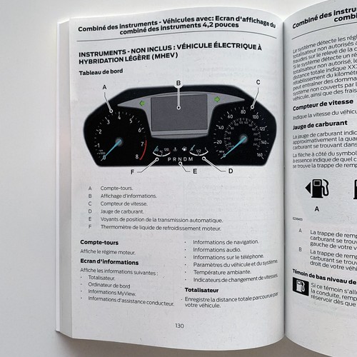 Ford puma notice - puma, d'utilisation
