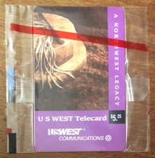 USA ÉTATS-UNIS US WEST SCHEDA PHONE CARD TÉLÉCARTE PHONEPAY TELECARD CARTE CARTA