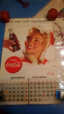 RARE CALENDRIER COCA COLA