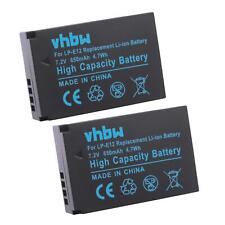 2 Batteries pour Canon