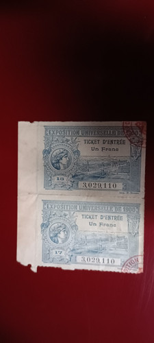 Ticket entree franc expo - entree,