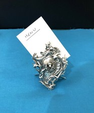 Porte menu Métal argenté