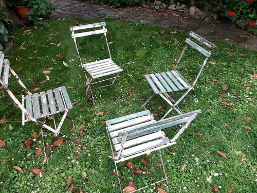 Ancienne chaises pliante de - pliante,