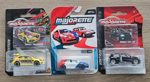 Majorette lot 3 - 3, renault