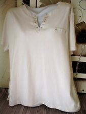 Tee shirt droit coton blanc