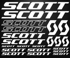 KIT 21 SCOTT PRESPATIATED VINYL STICKERS FOR RESTOMOD STICKERS BIKE BDC MTB
