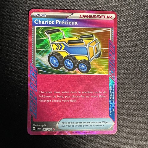 Carte pokémon chariot - carte,