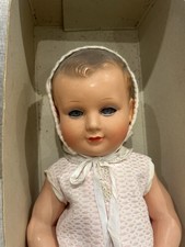 SUPERBE POUPÉE ANCIENNE PETIT COLIN INVINCIBLE EN CELLULOÏD DANS SA BOÎTE 