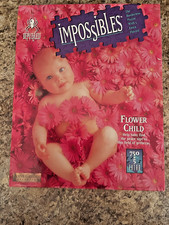 BEPUZZLED IMPOSSIBLES ANNE GEDDES PUZZLE FLOWER CHILD 755 PIECE A REAL CHALLENGE