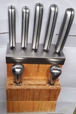 LOT 5 COUTEAUX DE CUISINE INOX