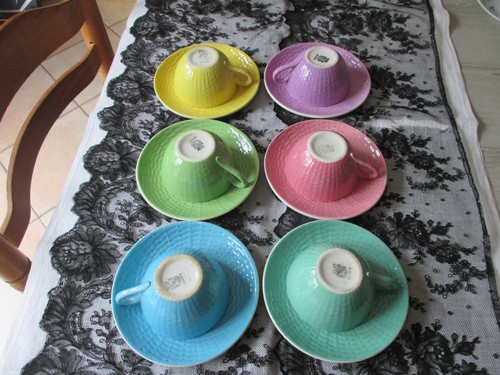 Ensemble anciennes tasses - ensemble, 6