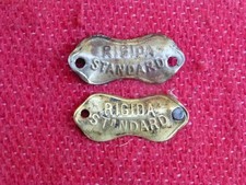 2 PLAQUES DE ROUE DE VELO ANCIEN RIGIDA STANDARD