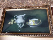 Tableau ancien Pastel Nature