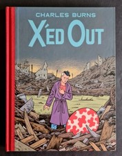 RARE EO BD U.S 2010 HOMMAGE À HERGÉ + CHARLES BURNS + DÉDICACE : XÉD OUT