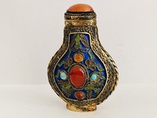 Tabatiere Emaillé Pierre