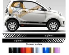 2 x LOW BODY STRIPS FOR AIXAM MINI CAR LIGHT BELLIER STICKER BD599-60