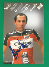 CYCLISME carte cycliste FRANCO VONA équipe CHATEAU D'AX  signée