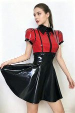  100% Latex Dress Rubber Jupe