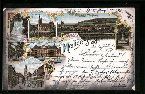 Lithograph heiligenstadt - lithograph,