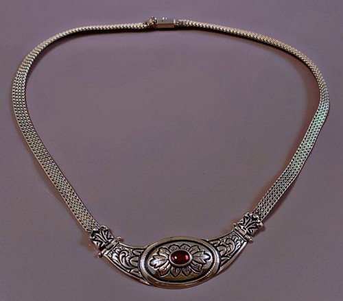 Ancien collier argent - collier,