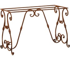 Biscottini Table En Fer Plein