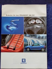 Peugeot 206 CC Zubehör Prospekt 1.2001