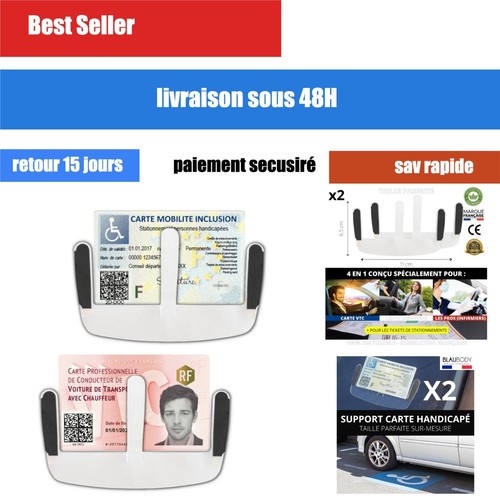 Porte carte pare brise - porte-carte, pare-brise