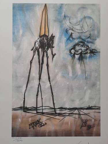 Lithographie signée la - lithographie, à