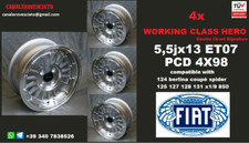 4 jantes 13 pouces 4x98 Fiat