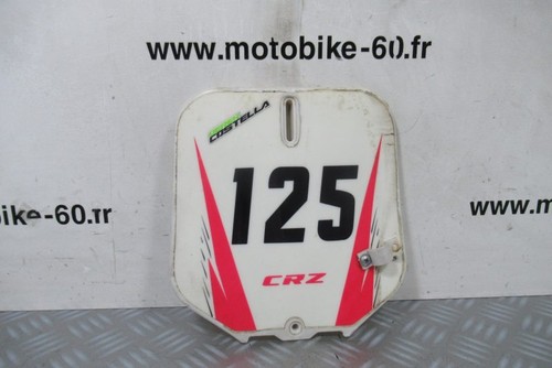 Plaque avant dirt bike - dirt, crz