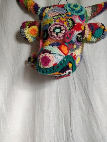 Papier mâché tête - papier,