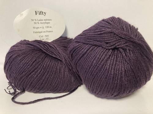 Lot pelotes laine 50 - de,