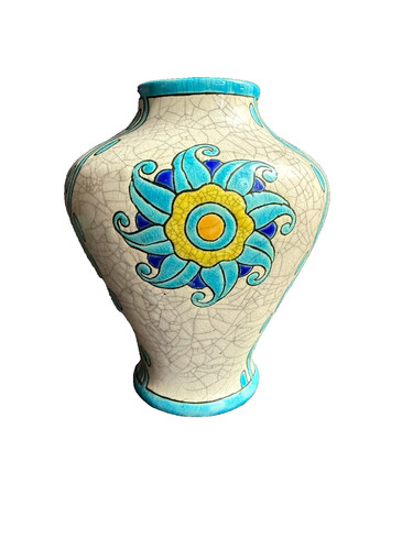 Vase faïence art déco - , –