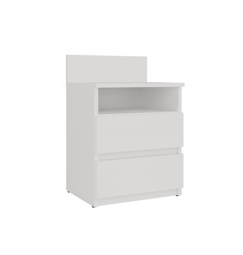 Table chevet blanche m1 - chevet,