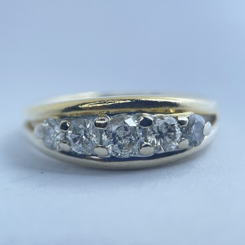 Bague demi éternité - bague, 5
