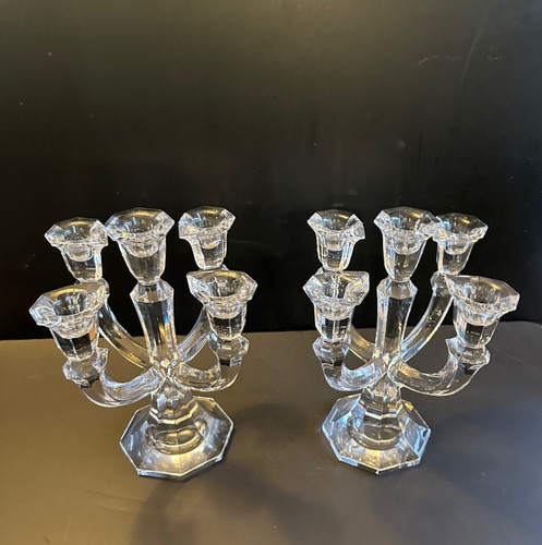 Art deco arm crystal - 5-arm,