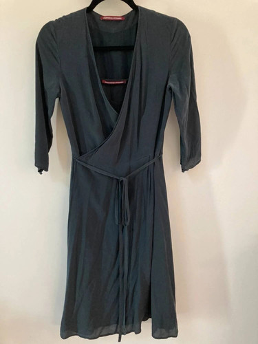 Robe portefeuille longue - , en